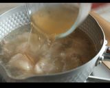 出汁パックで簡単！鶏出汁でかけうどん作り方5写真
