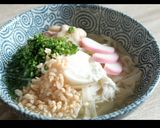 出汁パックで簡単！鶏出汁でかけうどん作り方9写真