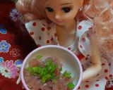 リカちゃんサイズ♡節約マグロ(つみれ汁)作り方4写真