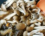 牛丼　糸こんにゃくと ぶなしめじを入れて作り方5写真