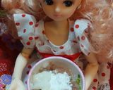 リカちゃんサイズ♡節約マグロ(つみれ汁)作り方5写真