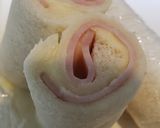 お弁当用☆くるくる♪サンドイッチ作り方4写真