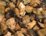 男子高生弁当☆ナスと鶏もも肉炒め作り方4写真