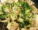 シンプル☆鶏肉&茸の海苔バター醤油炒め作り方4写真