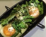 アスパラガスと目玉焼きチーズマシマシで！作り方3写真