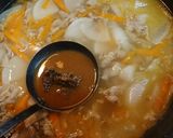 食欲UP～！【豚肉のピリ辛おかずスープ】作り方11写真