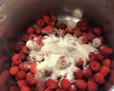 ラカントで☆糖質オフの野いちごジャム作り方3写真