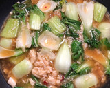青梗菜とホタテ風味かまぼこの炒め作り方8写真