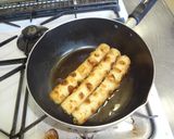 ワラビちくわの煮物作り方5写真