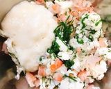 茄子の海老しんじょう揚げ作り方3写真