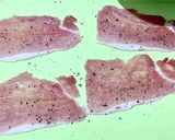 りんごとハーブクリームチーズの豚肉巻き作り方1写真