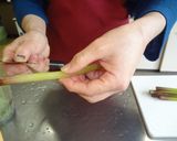 フキの炊き込みご飯作り方3写真