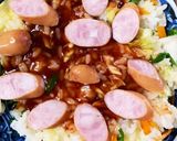 レンジでライスお好み焼き作り方8写真