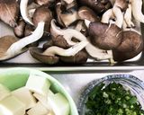 平茸とお豆腐のお吸い物《おもてなし》作り方1写真