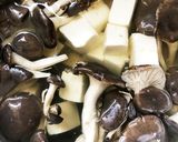 平茸とお豆腐のお吸い物《おもてなし》作り方3写真