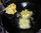 *そら豆と鶏のささ身のかき揚げ*作り方3写真