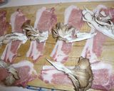 たけのこと舞茸の豚巻き甜麺醤ソース作り方2写真