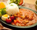 夏野菜と鶏肉たっぷり⁂簡単トマトカレー作り方11写真
