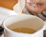 離乳初期☆白身魚とキャベツの10倍粥作り方1写真