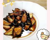 マクロビ☆揚げなすの甘酢和え作り方3写真