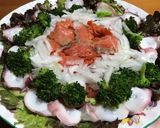 つまみ♡タコとサーモンのごちそうサラダ作り方4写真