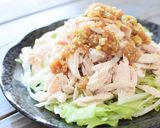 ~鶏むね~おろし黒酢ソースのサラダチキン作り方5写真