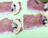 りんごとハーブクリームチーズの豚肉巻き作り方5写真