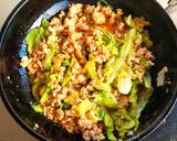 キャベツと豚そぼろの辛ラーメン作り方9写真