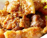 豚ロースなす★にんにく醤油ステーキソース作り方10写真