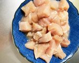 ミニトマトスナップエンドウ胸肉塩だれ炒め作り方2写真