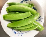 ミニトマトスナップエンドウ胸肉塩だれ炒め作り方4写真