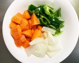 ミニトマトスナップエンドウ胸肉塩だれ炒め作り方5写真