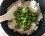 色鮮やかなグリーンピースごはん作り方6写真