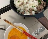 ♡肉そぼろチャーハン♡作り方3写真