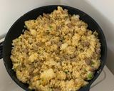 ♡肉そぼろチャーハン♡作り方4写真