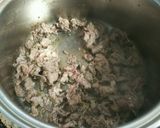 牛肉とスナップえんどうの煮物作り方3写真