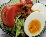 ☆心太・ピリ辛肉味噌で♪ヘルシー冷麺風☆作り方1写真