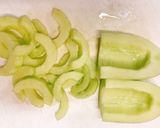 加賀太胡瓜と肉団子のあんかけ作り方1写真