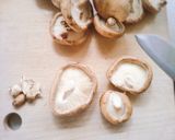不揃いシイタケのバルサミコきんぴら作り方1写真