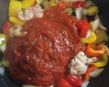 カリッと鶏モモのトマトソース煮込み作り方7写真