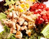 鶏むね肉のコブサラダ作り方8写真