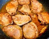 豚ヒレ肉の揚げ焼き蒸しかぼちゃ添え作り方5写真