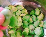 簡単！そら豆でペペロンチーノ作り方2写真