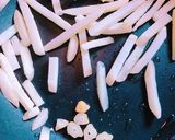 そら豆と冷凍フライドポテトのにんにく炒め作り方6写真