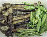 夏です！揚げなすと野菜の冷たい蕎麦作り方1写真