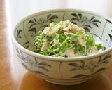 【 鶏むね肉と豆苗の梅マヨポンサラダ 〗作り方5写真
