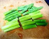 アスパラのゆかり和え作り方1写真