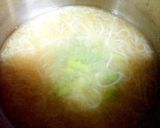 アスパラと白滝の味噌汁作り方6写真