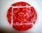 お弁当に*＾-＾*お花ハムかまぼこ作り方1写真