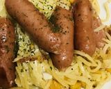 クリームチーズ＆ソーセージ焼きそば作り方4写真